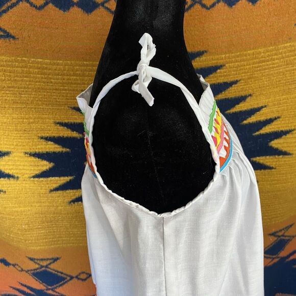 Y2K Handmade Spring Summer Boho Hippie Dress. Midi. OOAK. Excellent Shape. S/M - Picture 5 of 15